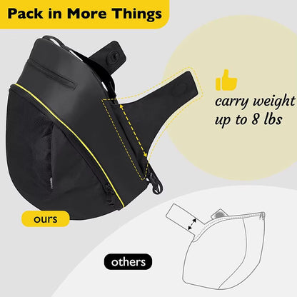2 in 1 Black Mommy Storage Bag for Doona Stroller Accessories Portable Storage Case Mom Backpack Waterproof Diaper Bag