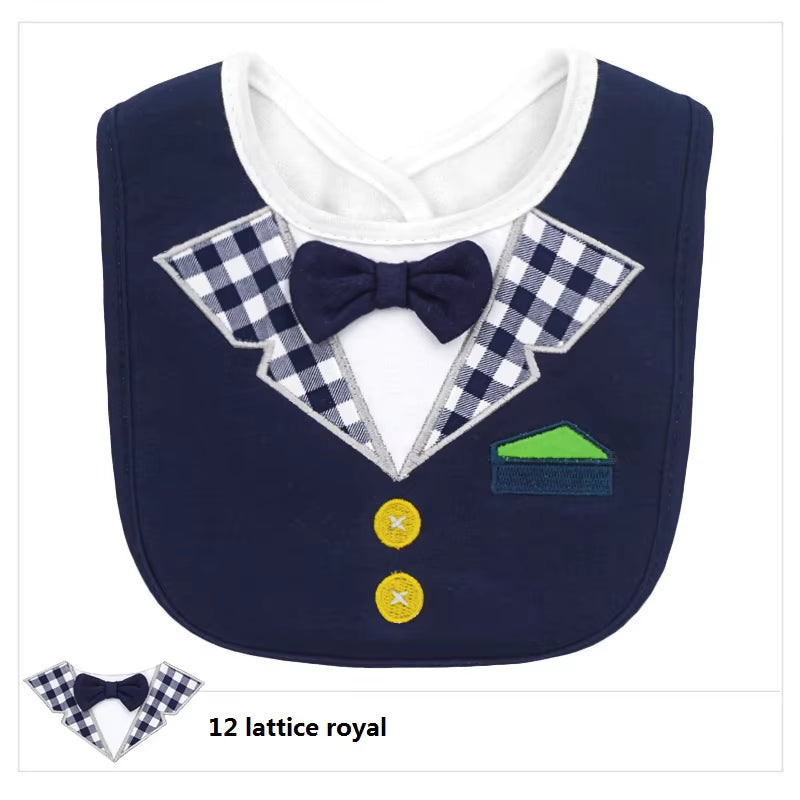 Baby Bibs Waterproof Cloth Bandana 100% Cotton High Quality Babadores Para Bebe Infant Saliva Towel for Boys and Girls KF981