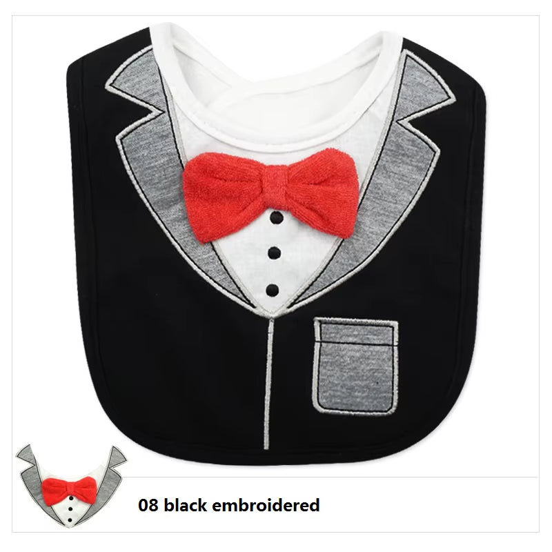 Baby Bibs Waterproof Cloth Bandana 100% Cotton High Quality Babadores Para Bebe Infant Saliva Towel for Boys and Girls KF981
