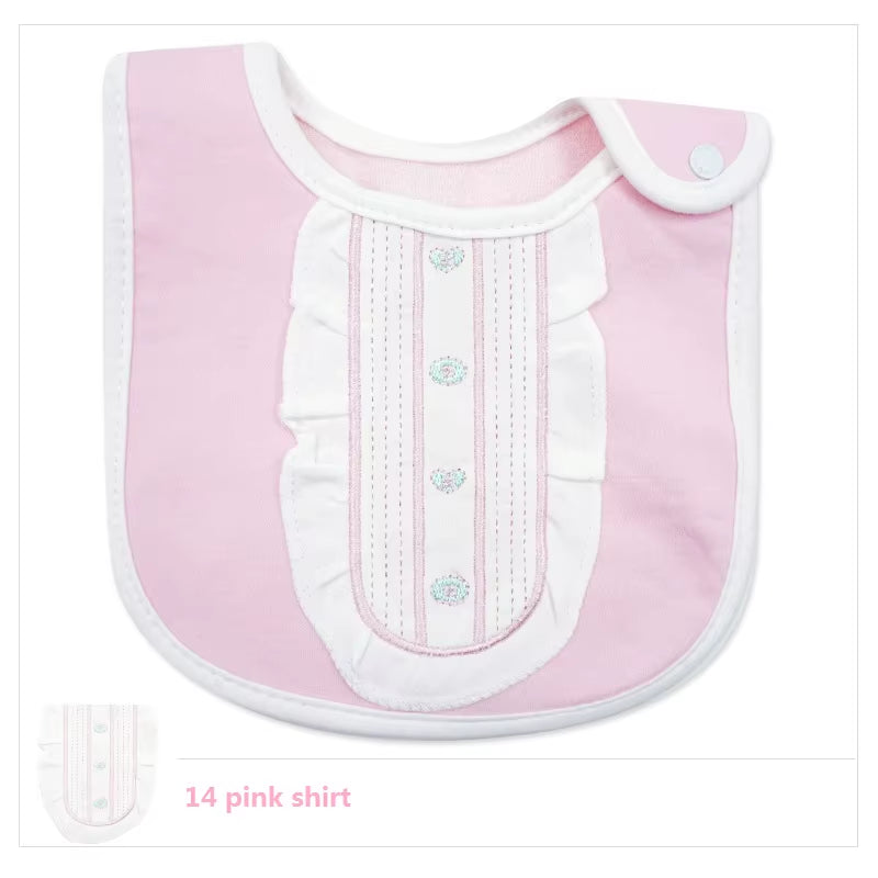 Baby Bibs Waterproof Cloth Bandana 100% Cotton High Quality Babadores Para Bebe Infant Saliva Towel for Boys and Girls KF981