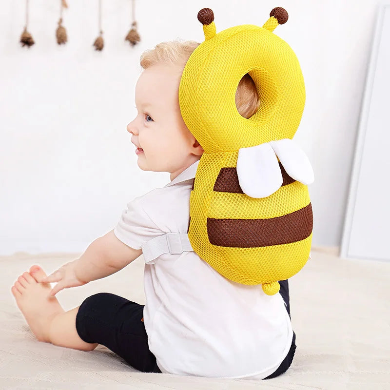 Coussin de Protection pour la Tête de Bébé – Oreiller Anti-Chute pour l’Apprentissage de la Marche, Sécurité Arrière, Design Mignon