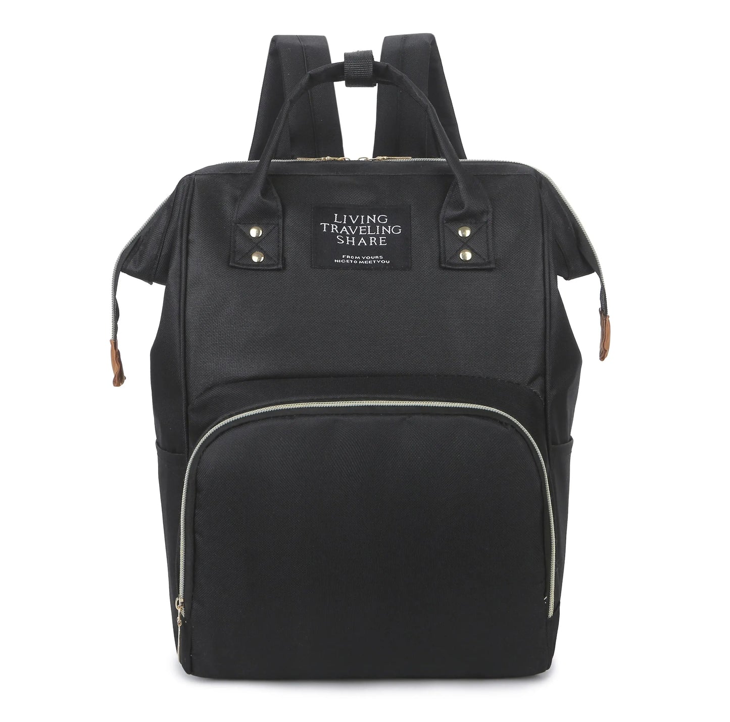New Fashion Oxford Multi Functional Wear Resistant Insulation Large Capacity Zipper Mommy Bag Backpack for Travel