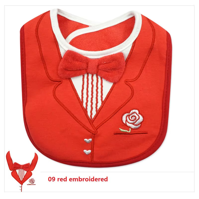 Baby Bibs Waterproof Cloth Bandana 100% Cotton High Quality Babadores Para Bebe Infant Saliva Towel for Boys and Girls KF981