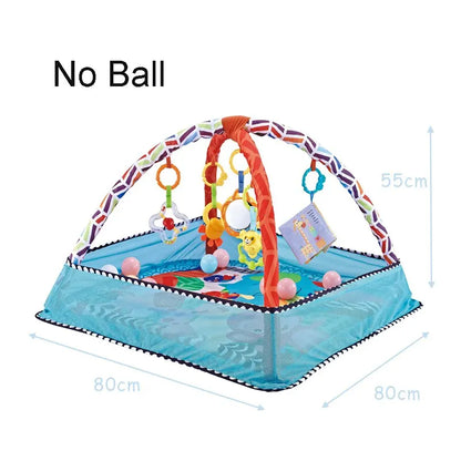 Offrez à votre bébé un espace sûr, confortable et ludique avec ce tapis d’éveil multifonction. Équipé d’une arche d’activités, d’une barrière de protection et de jouets suspendus, il stimule l’éveil sensoriel et moteur de votre enfant tout en garantissant sa sécurité. Parfait pour les moments de jeu, de détente ou de découverte, dès la naissance.