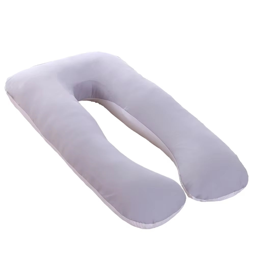 Pregnant Pillow Case Maternity Pillow Case Pure Cotton Cover Multifunction U-Shape for Pregnant Women