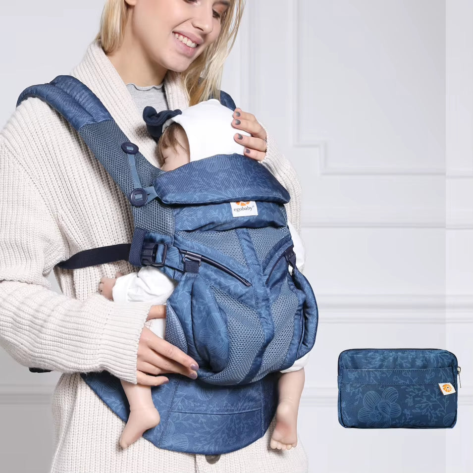 porte bebe bleu 